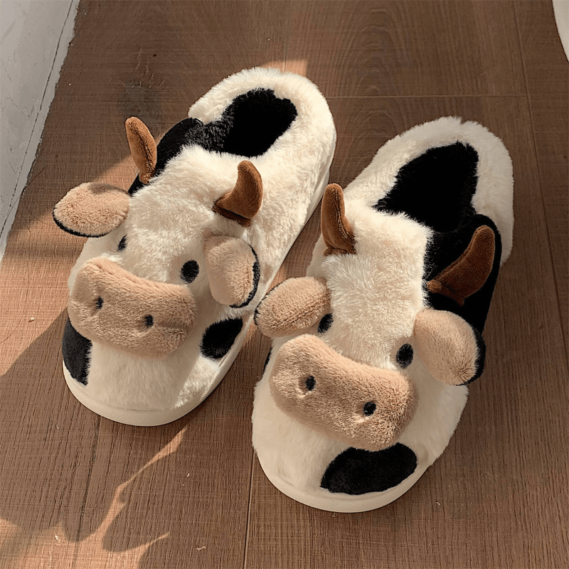 Pantufa Antiderrapante Vaquinha