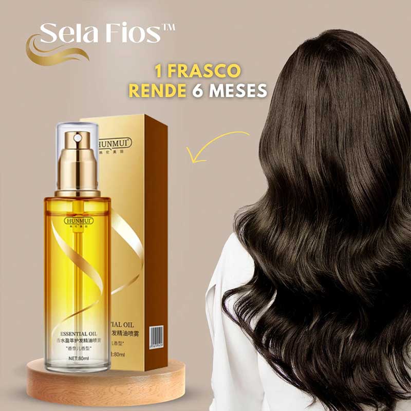 Spray Selador de Cabelo SelaFios™ 10 em 1